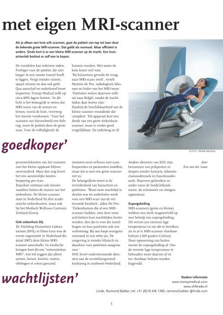 Flow magazine voorjaar 2009 - Linde Gas Benelux