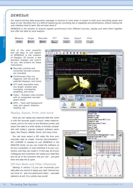 DEWETRON Data Acquisition Solutions - Dewetron America