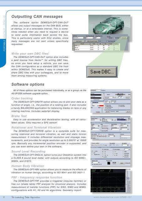 DEWETRON Data Acquisition Solutions - Dewetron America