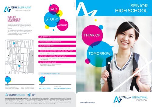 Senior High School Course Guide - Sydney - Academies Australasia