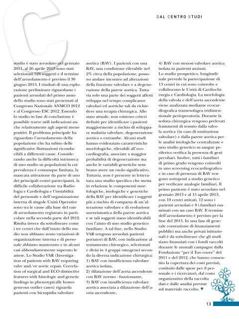 Cardiologia negli Ospedali nÂ° 193 Maggio / Giugno 2013 - Anmco