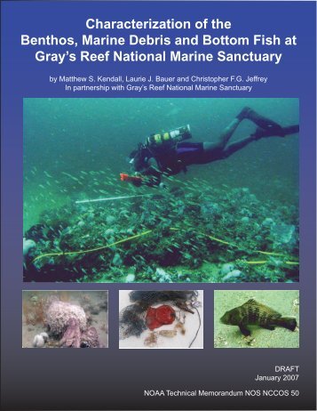 Characterization of the Benthos, Marine Debris and Bottom Fish at ...