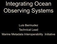 Luis Bermudez Technical Lead Marine Metadata Interoperability ...