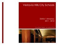 vhcs district almanac 2011-12 - Vestavia Hills City Schools