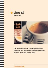 Cino XL SpeedMix - Automaten Service Peter Micheel