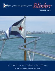 WINTER 2013 - Chicago Yacht Club