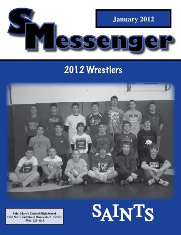 2012 Wrestlers - St. Mary's Central High School