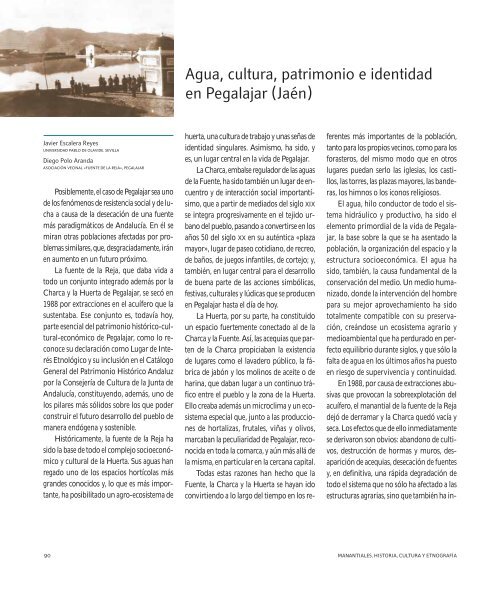 Descargar libro Manantiales de AndalucÃ­a - Conoce tus Fuentes