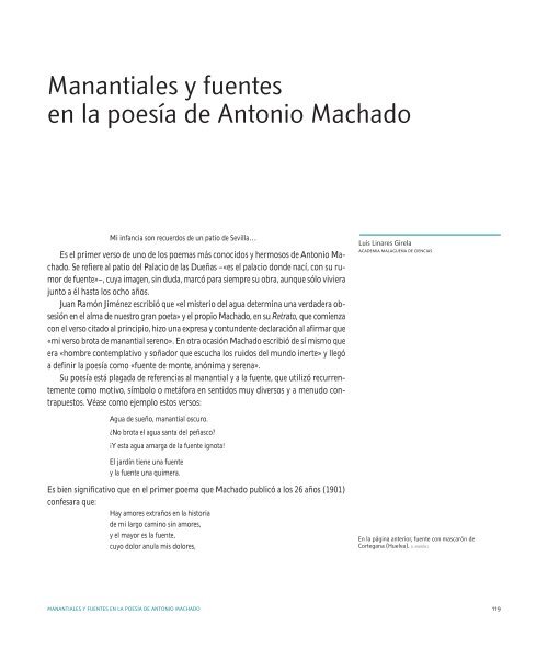 Descargar libro Manantiales de AndalucÃ­a - Conoce tus Fuentes