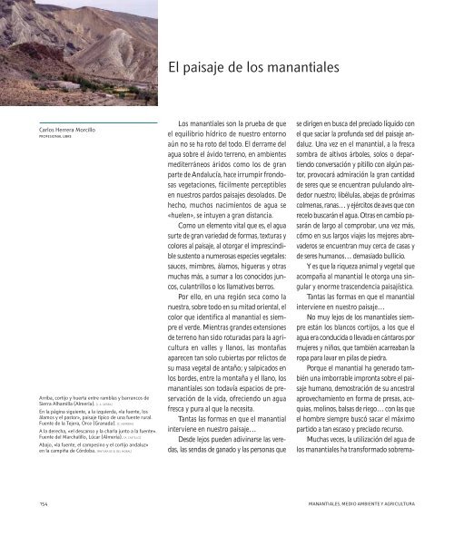 Descargar libro Manantiales de AndalucÃ­a - Conoce tus Fuentes