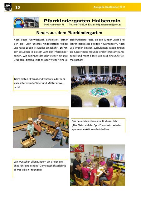 (6,74 MB) - .PDF - Marktgemeinde Halbenrain