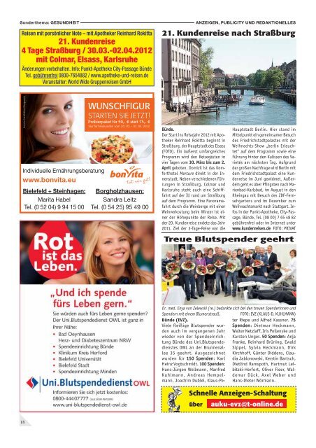 Januar/Februar 2012 - Extrablatt vom Zeitungsjungen