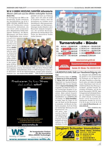 Januar/Februar 2012 - Extrablatt vom Zeitungsjungen