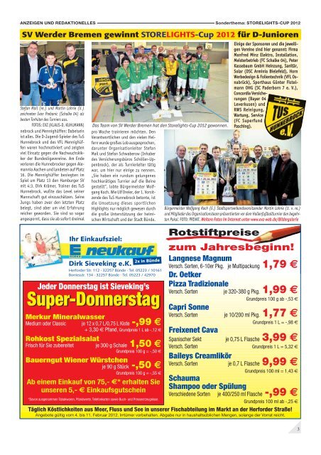 Januar/Februar 2012 - Extrablatt vom Zeitungsjungen