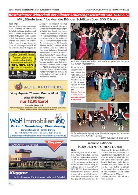 Januar/Februar 2012 - Extrablatt vom Zeitungsjungen