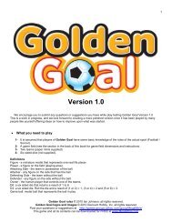 Golden Goal - Mega Miniatures