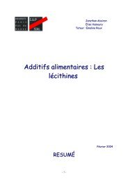 Additifs alimentaires : Les lÃ©cithines - Julien Tap