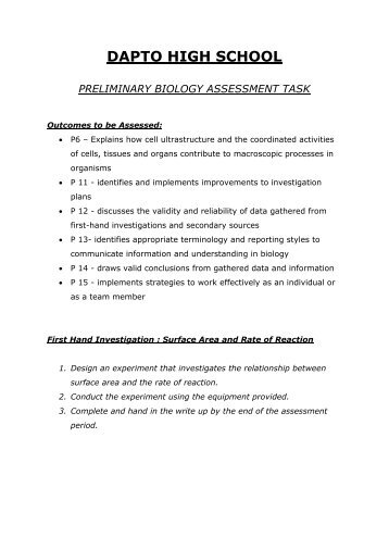 Practical Assessment Task