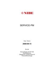 SERVICE-PM - Nibe