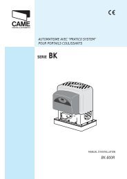 serie bk bk-800r automatisme avec âpratico systemâ - BAKOnline