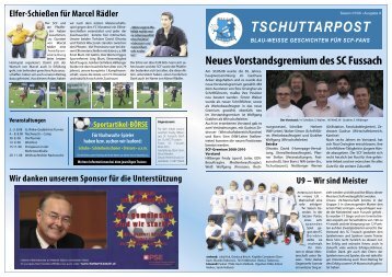 Tschuttarpost, Ausgabe 2 - SC Fussach