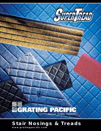 SuperTread Stair Nosings & Treads - Grating Pacific