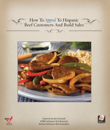 How to Best Market Beef to Hispanics Manual - BeefRetail.org
