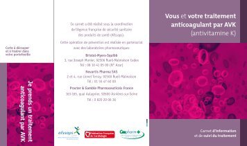 Vous et votre traitement anticoagulant par AVK ... - Automesure.com