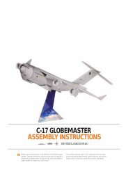 C-17 GLOBEMASTER ASSEMBLY INSTRUCTIONS