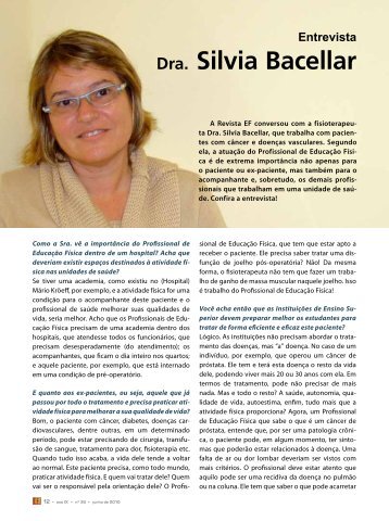 Entrevista Dra. Silvia Bacellar - Confef