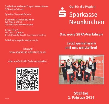 Download Flyer - Sparkasse Neunkirchen