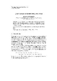 A BICOMPLEX HURWITZ ZETA-FUNCTION 1. Introduction