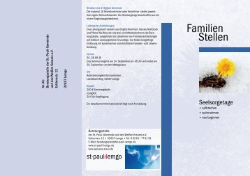 Familien Stellen - St-Pauli-Lemgo