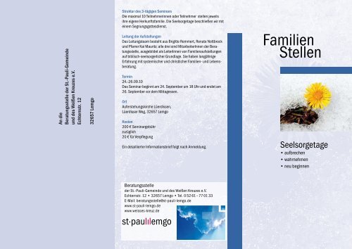 Familien Stellen - St-Pauli-Lemgo