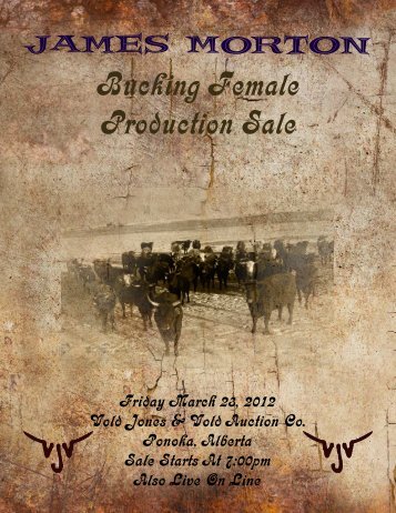 James Morton Sale - Vold Jones & Vold Auction Co. Ltd