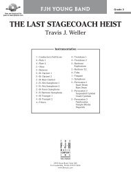 The Last Stagecoach Heist - Pender's Music Company