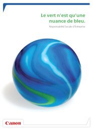 RSE : le vert n'est qu'une nuance de bleu - Canon France
