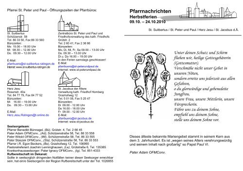 Unter deinen Schutz und Schirm  fliehen wir, heilige Gottesgebärerin