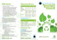 Household Recycling Centres - Newry and Mourne District Council