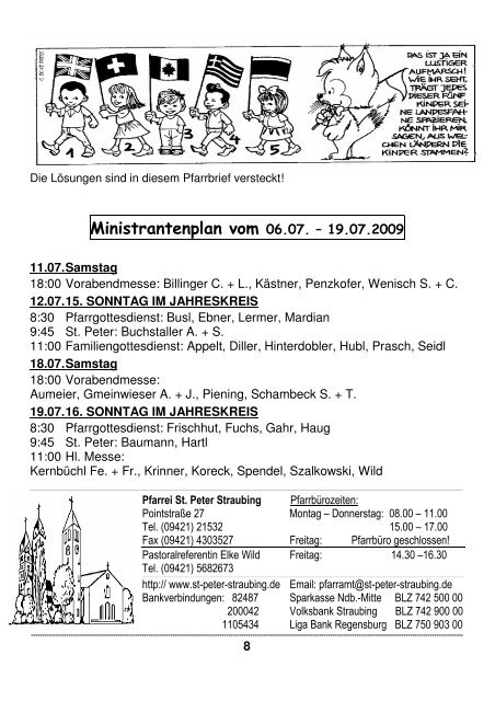 Aussetzung des Allerheiligsten und Betstunden 19:00 St. Peter