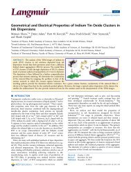 Geometrical and Electrical Properties of Indium Tin Oxide Clusters in ...