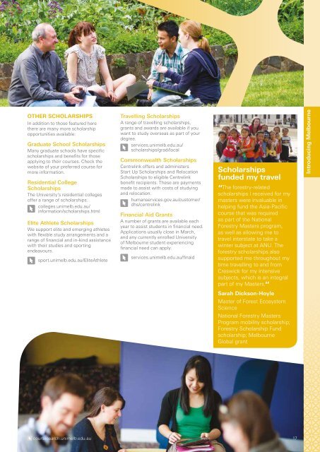 2014 Graduate Prospectus - Future Students - University of Melbourne