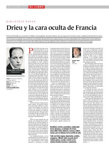 Drieu y la cara oculta de Francia - Melusina