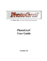 PhotoGraV User Guide - Rabbit Laser USA