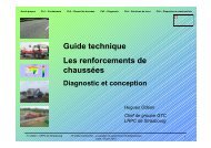 PrÃ©sentation du guide sur les renforcements des chaussÃ©es - CoTITA