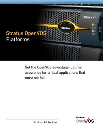 Read the brochure (PDF) - Stratus Technologies