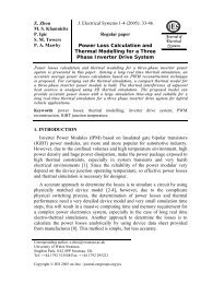 Power Loss Calculation and Thermal Modelling for a Three Phase ...