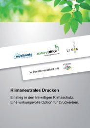 Klimaneutrales Drucken - Viscom