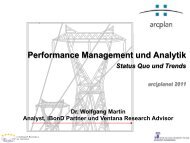 Performance Management und Analytik - Wolfgang Martin Team