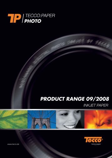 PRODUCT RANGE 09/2008 - Tecco